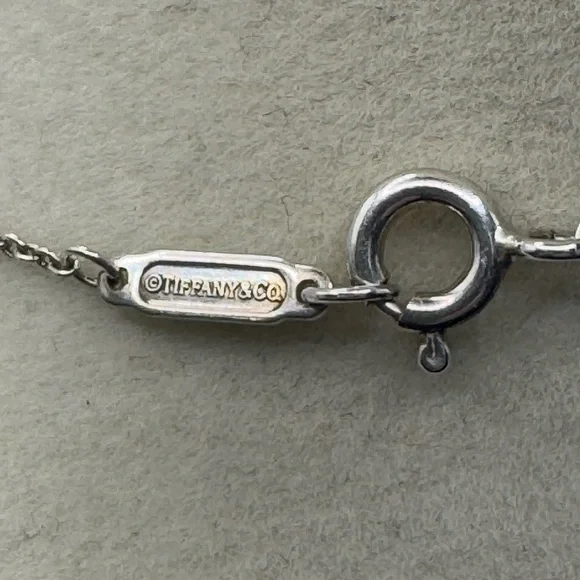 Tiffany & Co. Round Lock Sterling Silver & Diamond Pendant